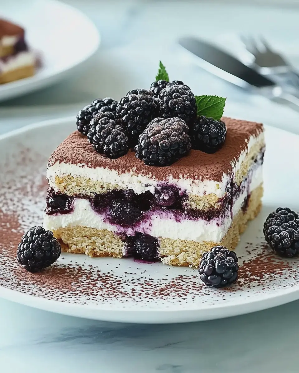 Brombeer Tiramisu Kuchen: Indulgent Bliss You Can’t Resist