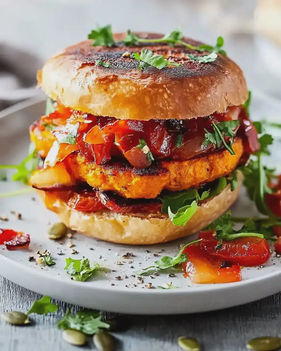 Spicy Pumpkin-Burger