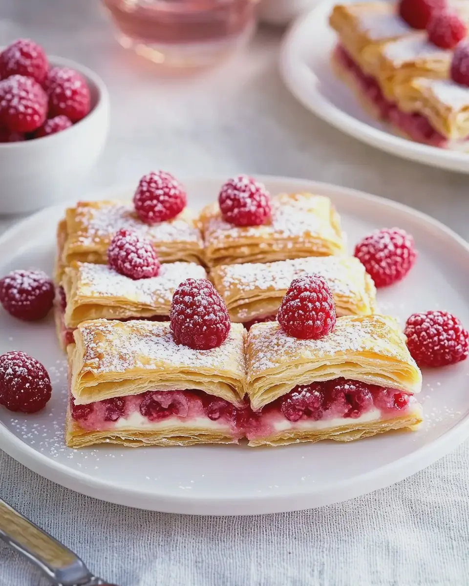Himbeer Blätterteig Schnitten: Irresistibly Flaky Delights