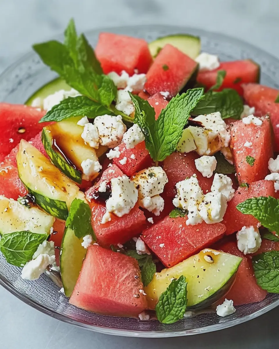 Wassermelonen-Salat: Juicy Summer Delight You'll Crave!