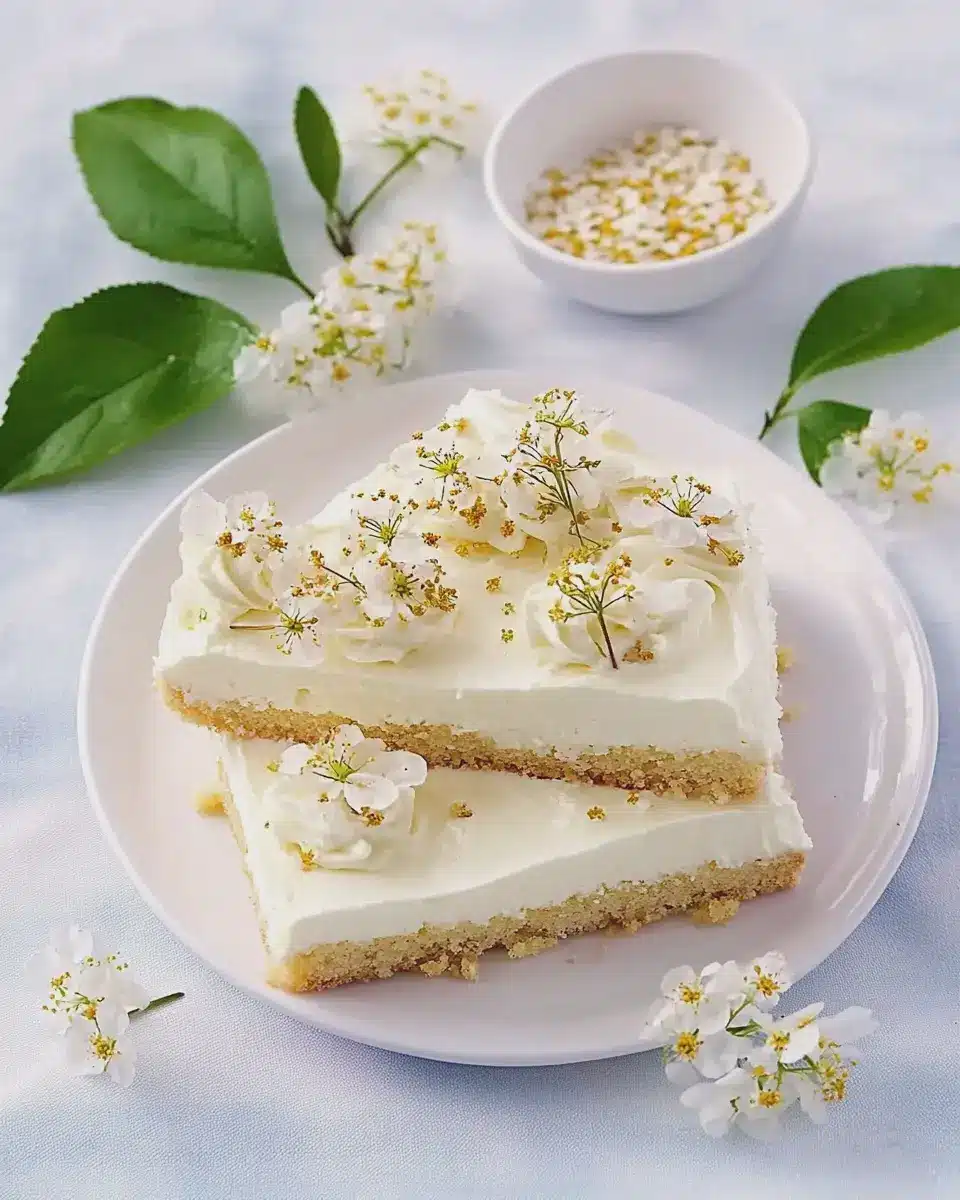 Holunderblüten auf Mandelbiskuit: A Delightful Spring Treat