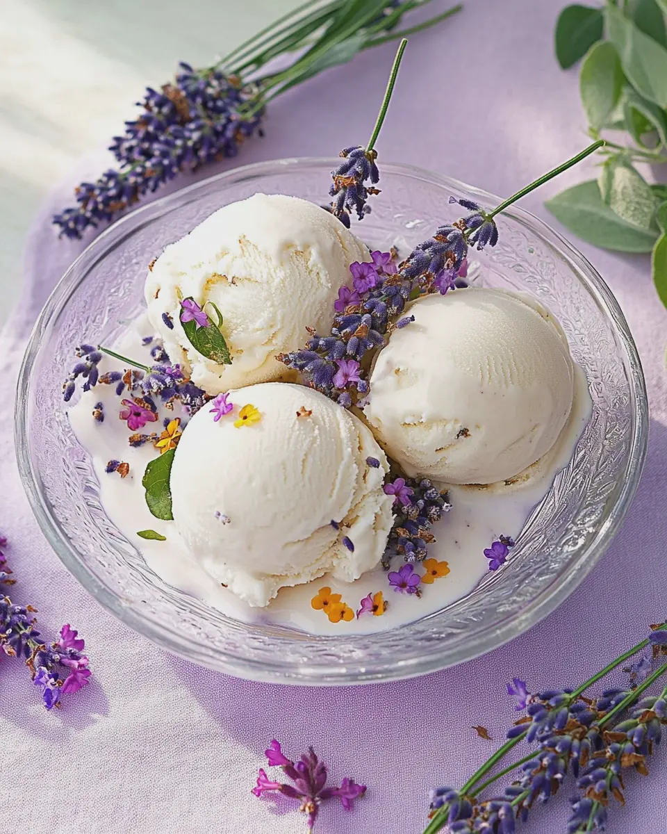 Lavendel-Eis: Irresistibly Creamy Delight for Your Taste Buds