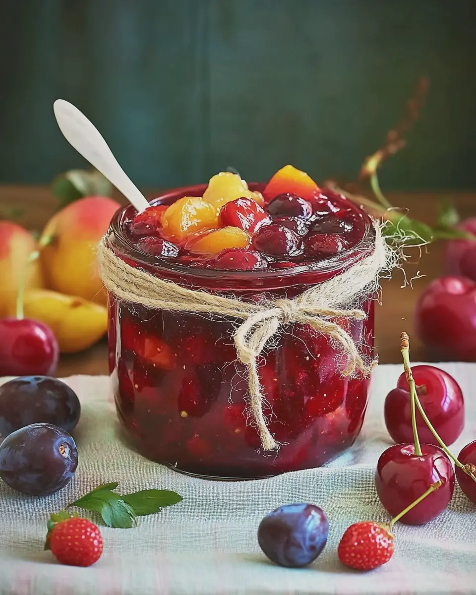 Omas Rumtopf-Konfitüre for Irresistibly Sweet Memories