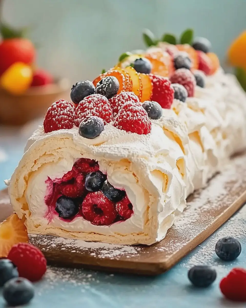 Pavlova-Rolle mit Beeren: The Best Sweet Treat Ever!
