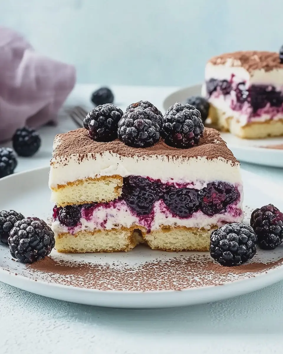 Brombeer Tiramisu Kuchen: Indulgent Bliss You Can’t Resist