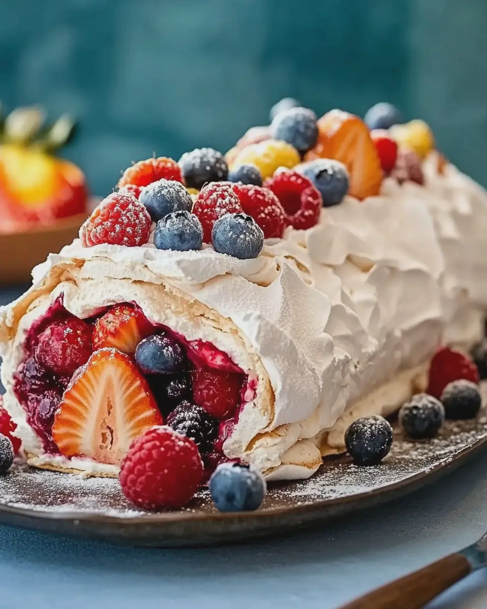 Pavlova-Rolle mit Beeren: The Best Sweet Treat Ever!